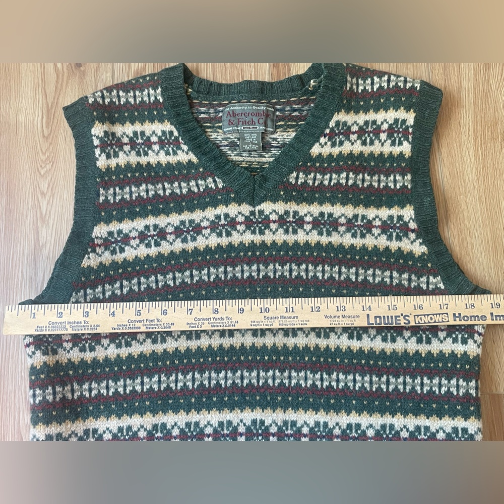 Vintage Abercrombie & Fitch wool vest - Picture 5 of 6